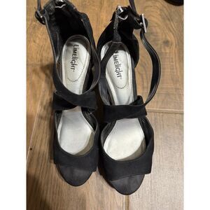 Limelight Black Heels
